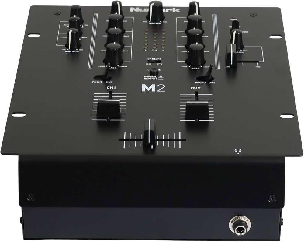 【音出確認済】Numark M2 DJミキサー Numark M2 - 2-Channel Scratch DJ Mixer, Rack Mountable with